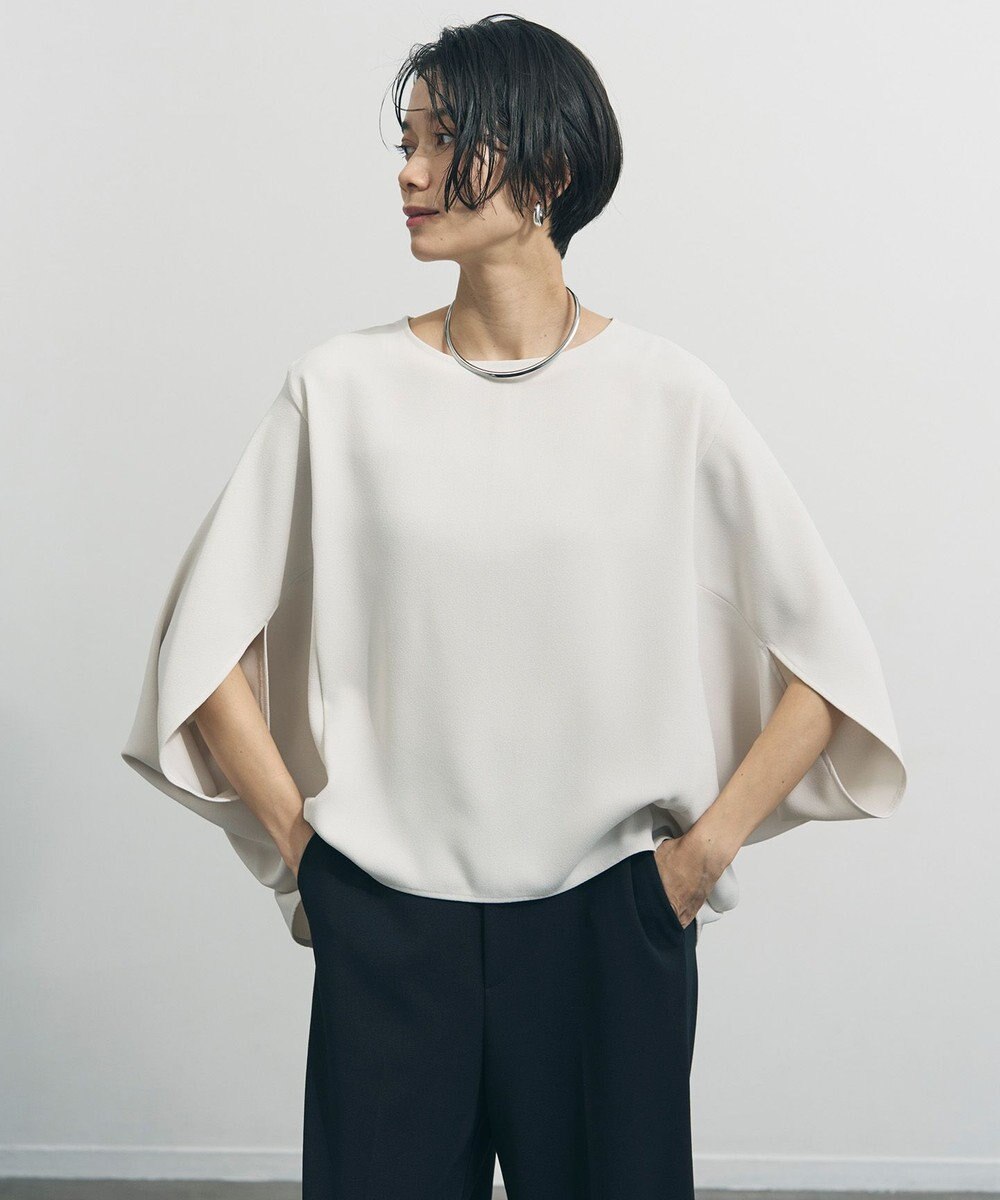 UNFILO ジョーゼット ドルマンプルオーバー 