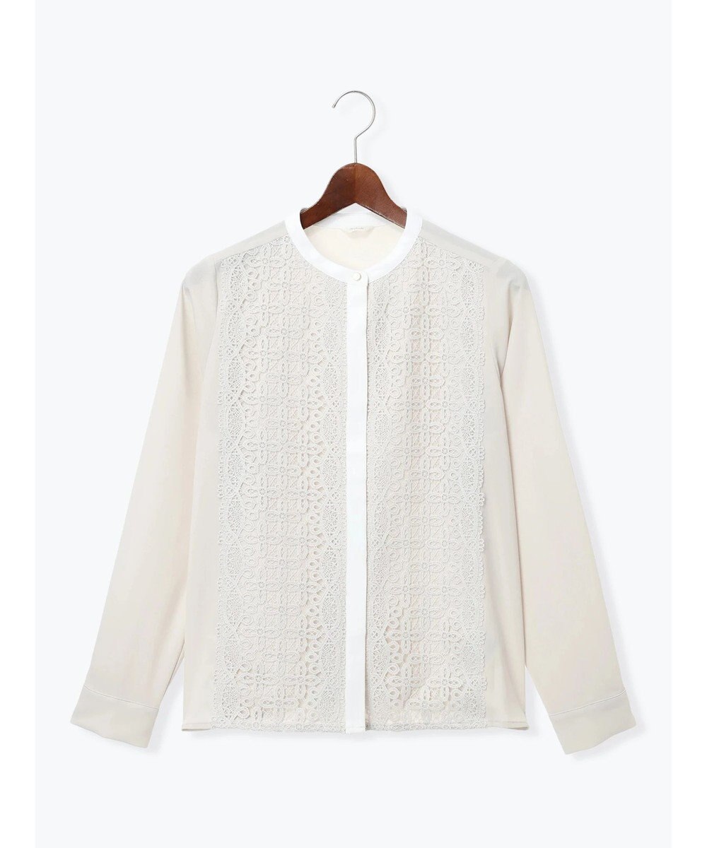 Te chichi 【WEB限定カラーあり】フロントレースブラウス 