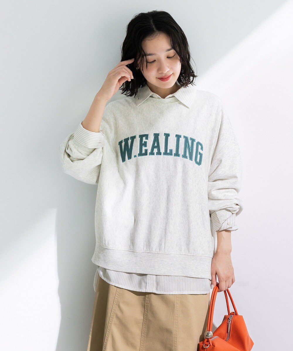 Green Parks 刺しゅうロゴ裏毛プルオーバー 