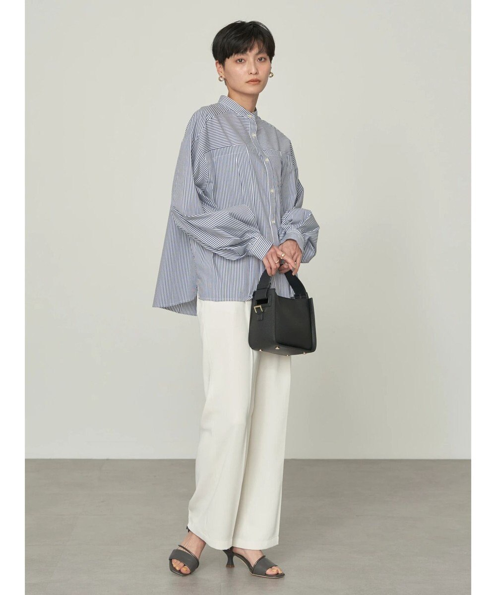 AMERICAN HOLIC イージーケア切替タックワイドシャツ 