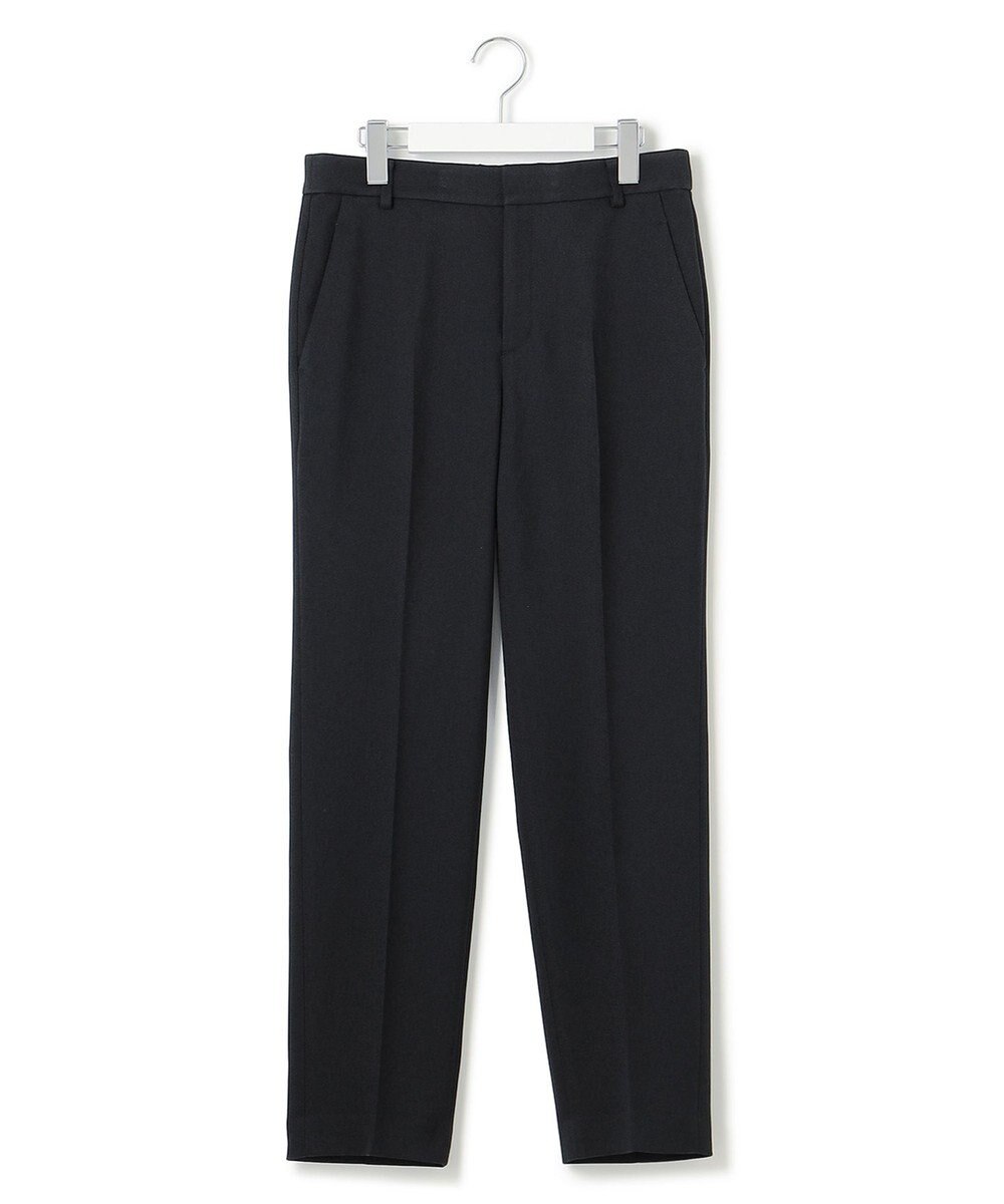 23区 【洗える】ウールライクカルゼ テーパード パンツ 