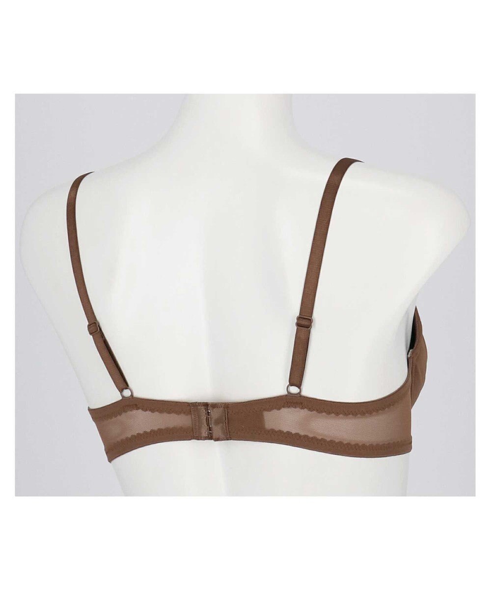 une nana cool 胸もとフィットをリボンでキープ リボンブラ 