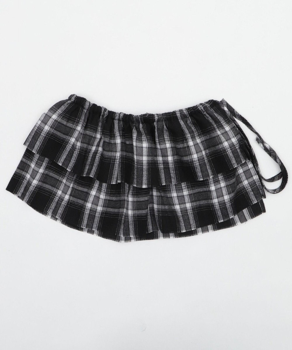 WEGO チェックラップスカート 
