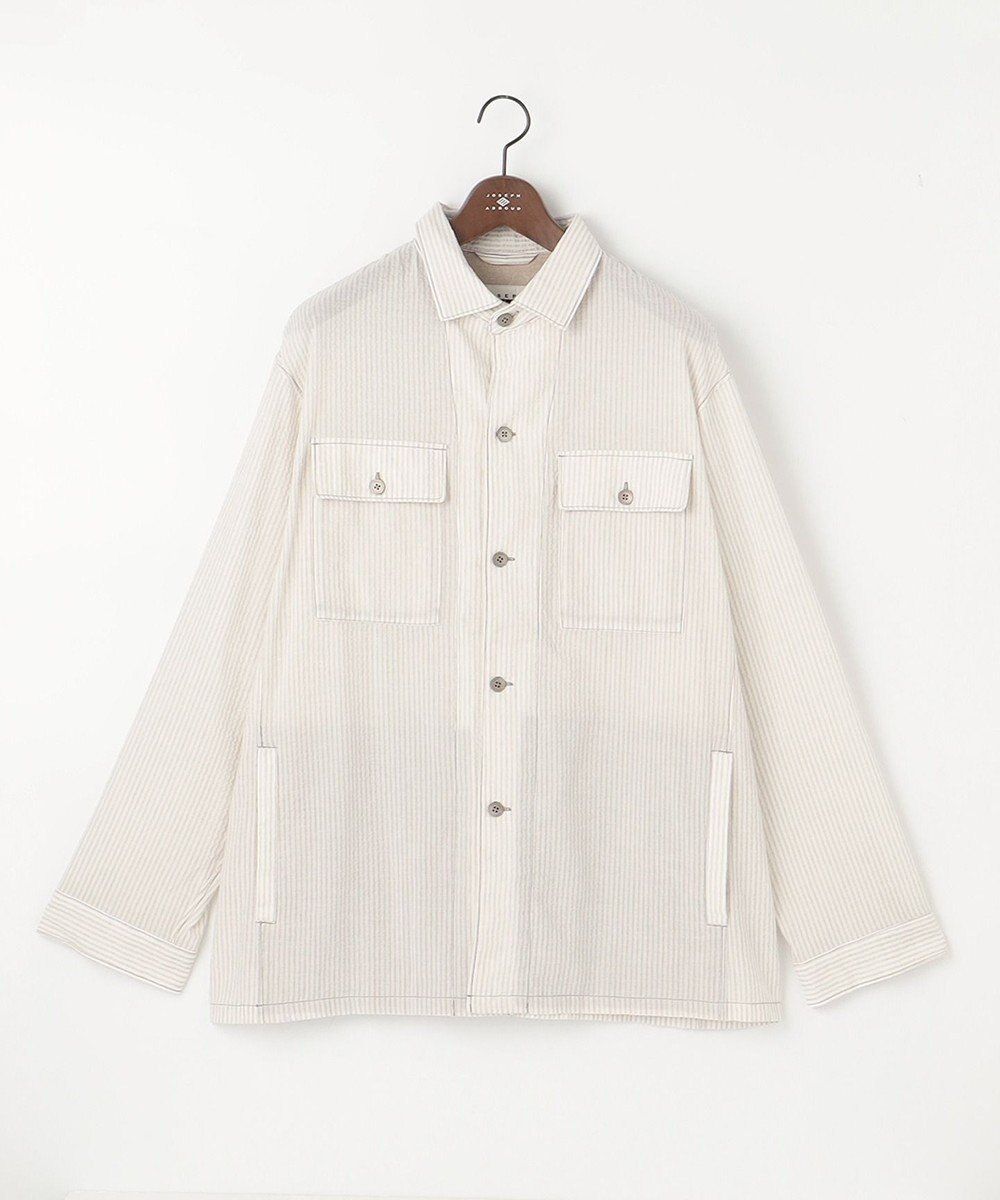 JOSEPH ABBOUD 【キングサイズ・オーガニックコットン】ドライサッカー ブルゾン 