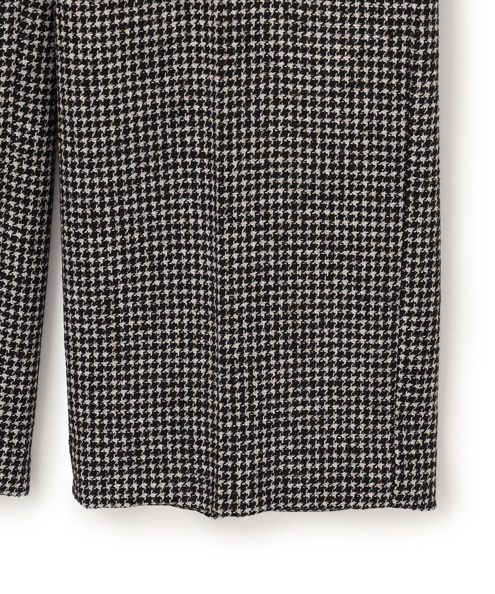 23区 L ループミックスツイード ワイド パンツ 