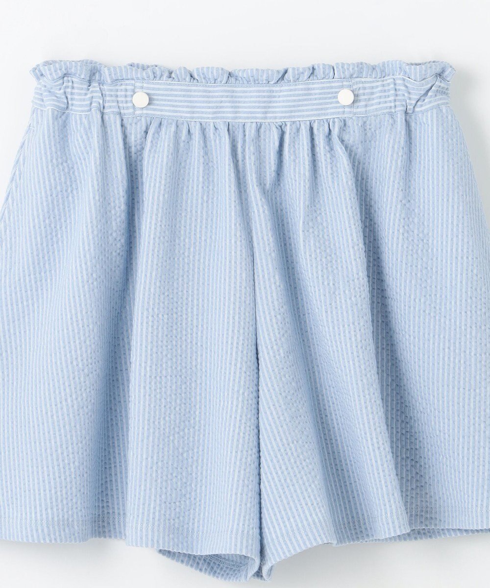 組曲 KIDS 【150-160㎝】サッカーストライプ キュロット 