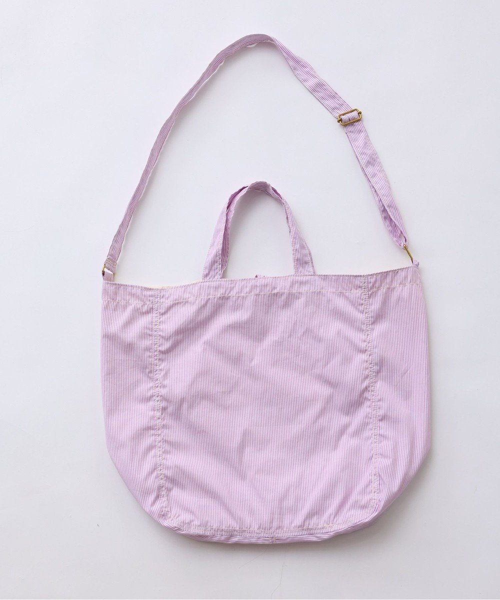 LENO NEWS PAPER BAG CANDY STRIPE / ニュースペーパーバッグ 