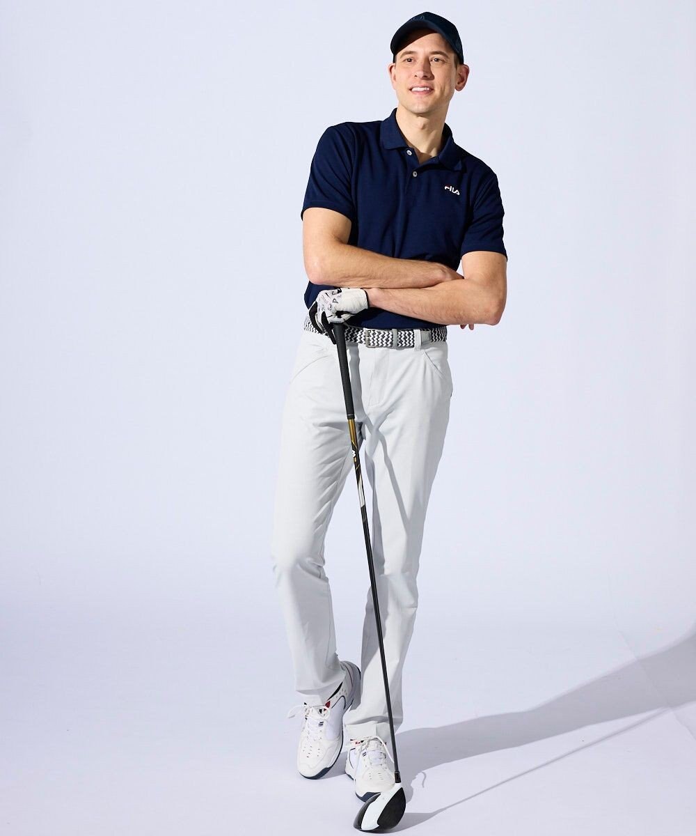 FILA GOLF／marie claire 【FILA GOLF】ワンポイントロゴ半袖ポロシャツ 