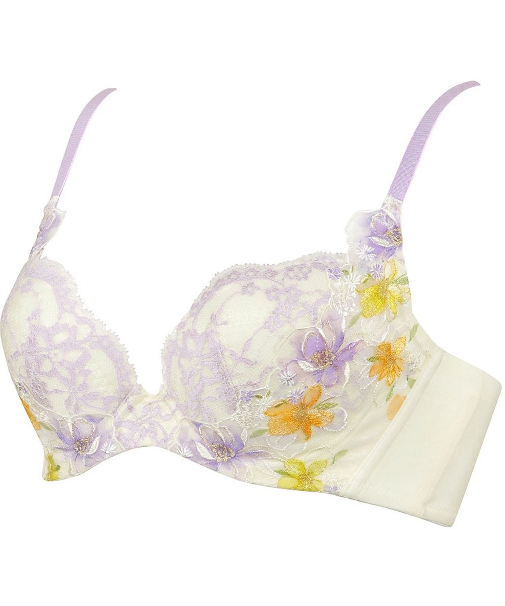 WACOAL 【ハグするブラ】 ブラジャー 体温を感知してカラダになじむ 谷間メイク 脇・背中すっきり レディース BRB498 /ワコール 