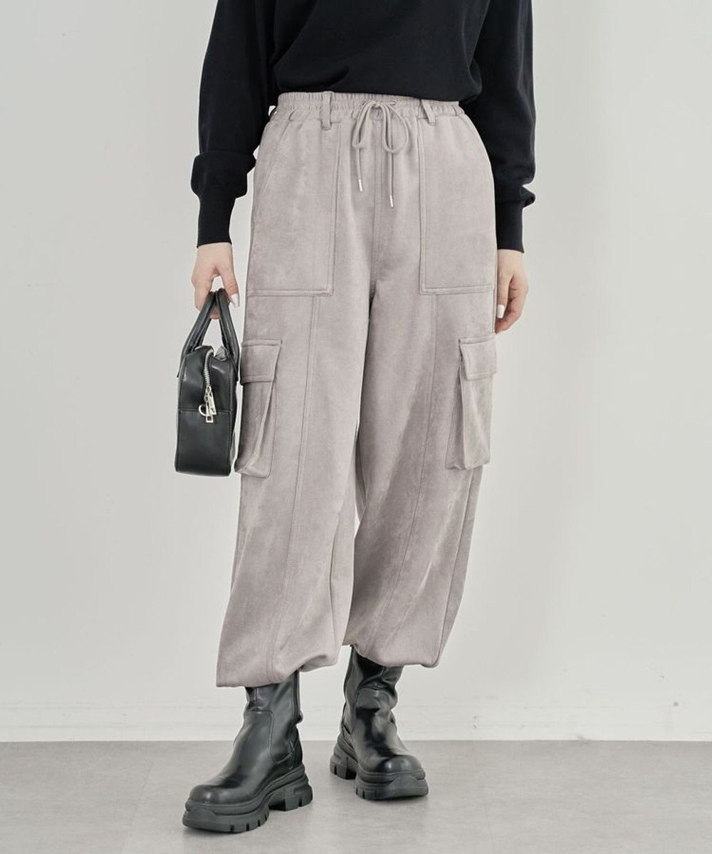 Green Parks ・ＳＵＧＡＲ　ＳＰＯＯＮスエードポンチカーゴパンツ 