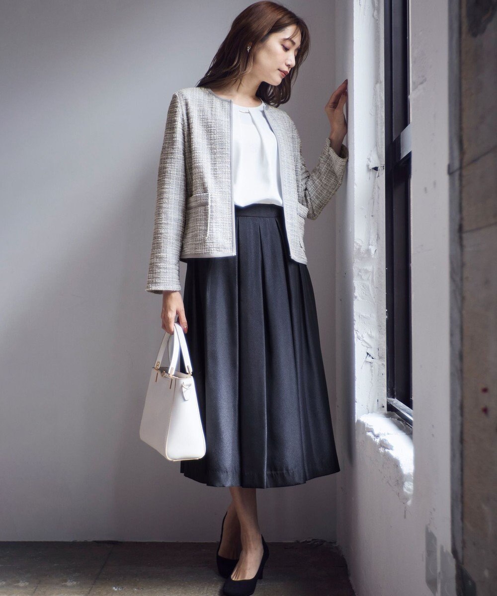 ANY SIS 【2SET】ウォッシャブルジャケット × ブラウス セット 