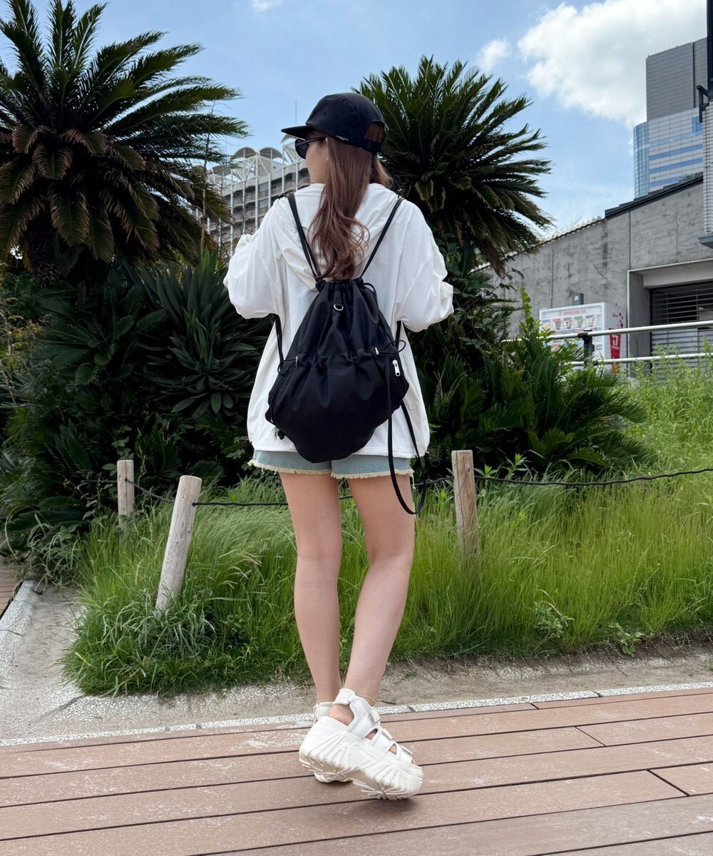 WEGO 【UVカット/吸水速乾/水陸両用/ラッシュガード】ハーフジップアノラックパーカー 