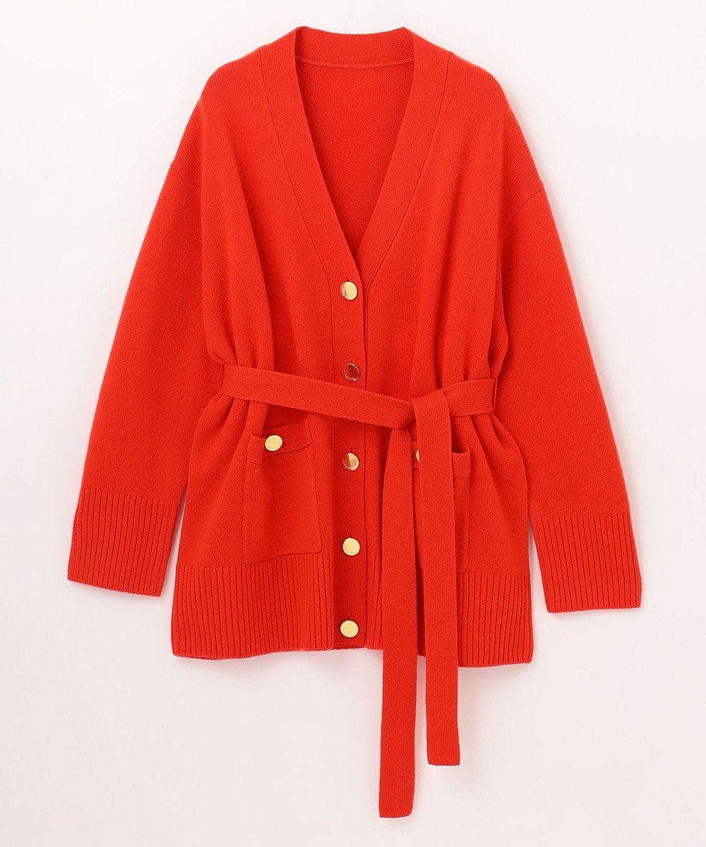 GRACE CONTINENTAL メリノウールニットカーディガン 