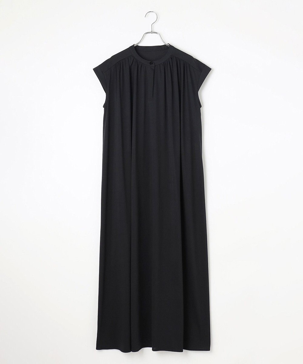 #Newans 【乾燥機可能/接触冷感】ヨークギャザーロングワンピース 