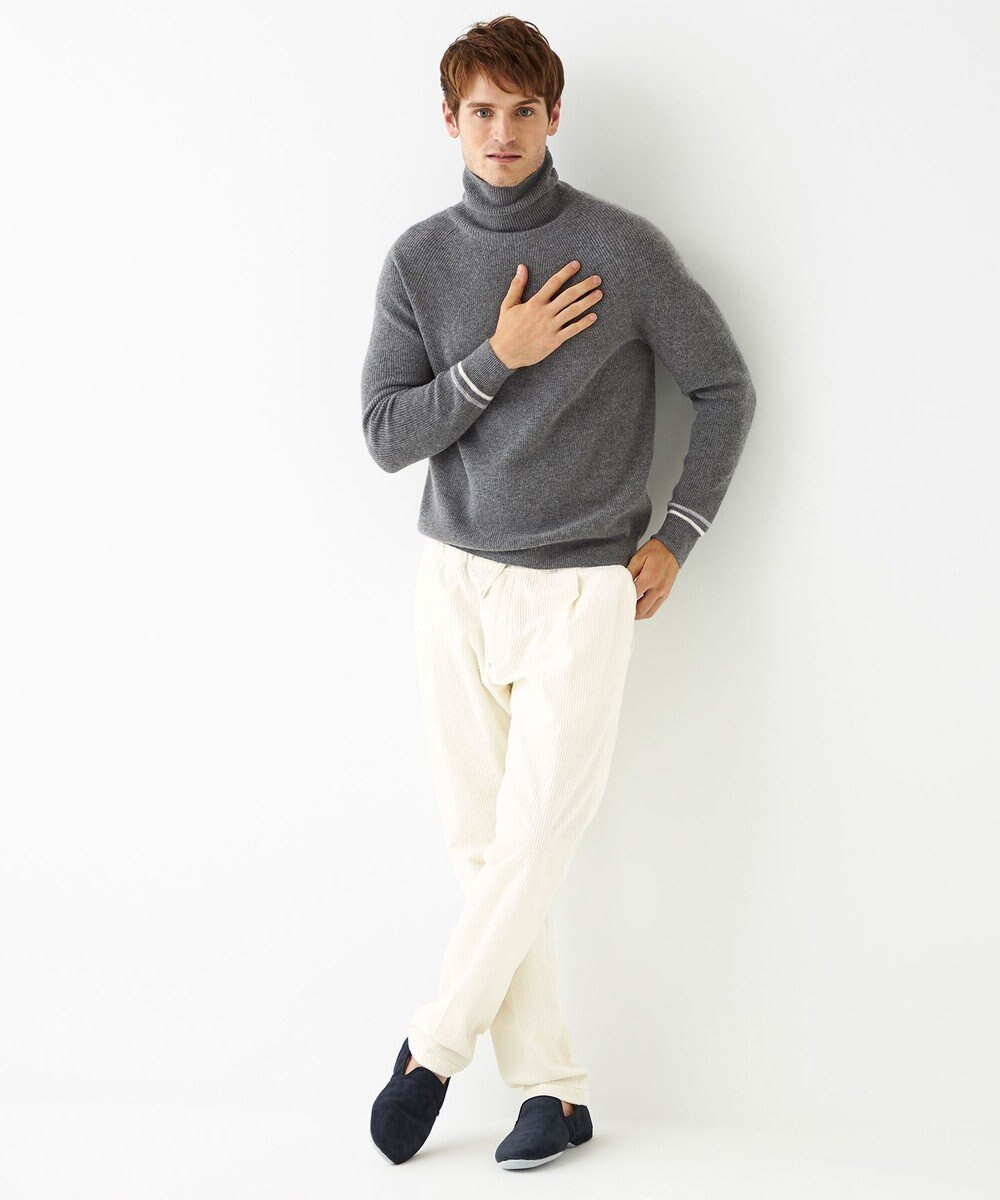 JOSEPH ABBOUD MOUNTAIN 【SPACE／UNISEX】ピュアカシミアアンダイド タートルネック 
