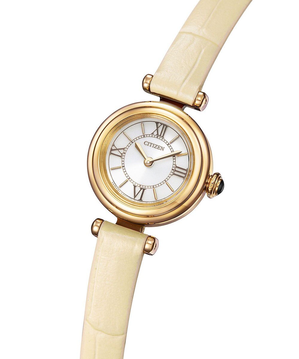 CITIZEN 【小さくて可愛い】18.4mmの小ぶりなラウンド形 電池交換のいらないエコ・ドライブ 