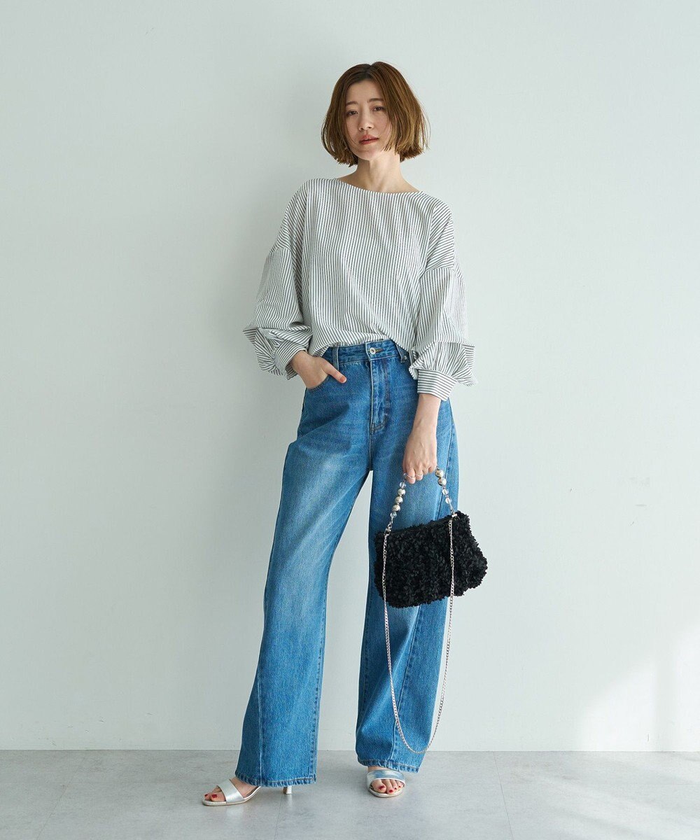 YECCA VECCA 2wayボリューム袖ブラウス 