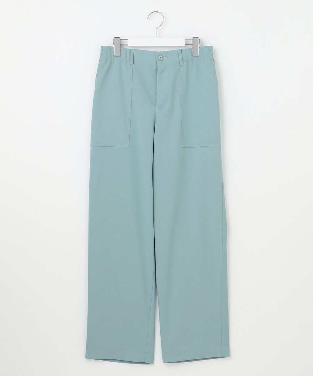 自由区 L 【洗える】ストレッチライトツイルベイカー パンツ 