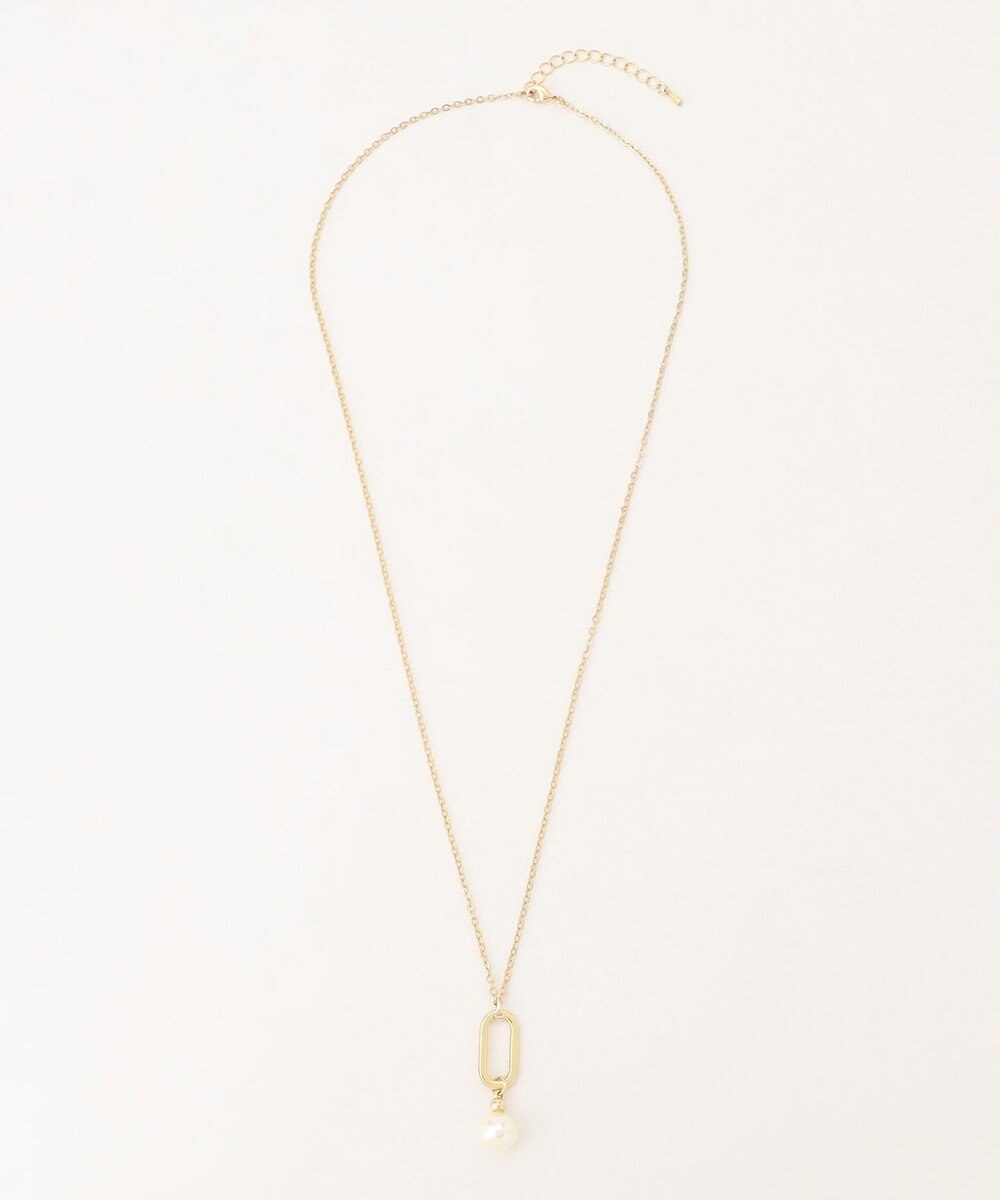 組曲 パールライクオーバルライン ネックレス 