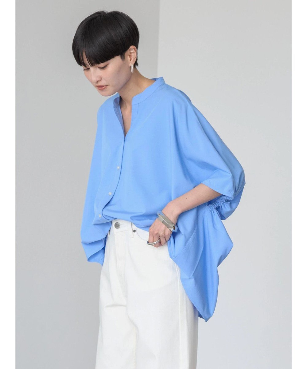 AMERICAN HOLIC 接触冷感＋ＵＶカット　ギャザースリーブブラウス 