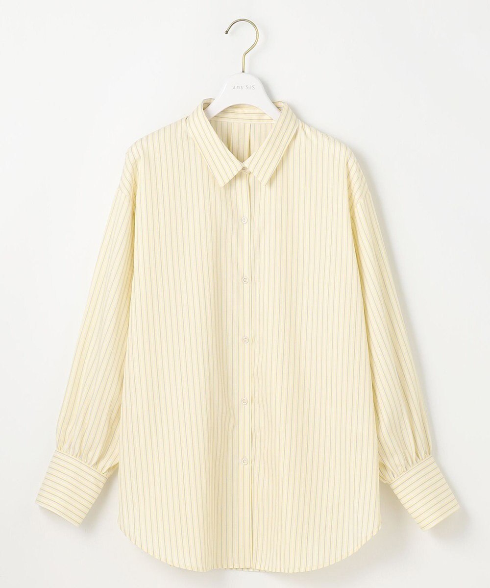 ANY SIS 【BAILA12月号掲載・貴島明日香さんコラボ】ニットレイヤード シャツ ツインセット 
