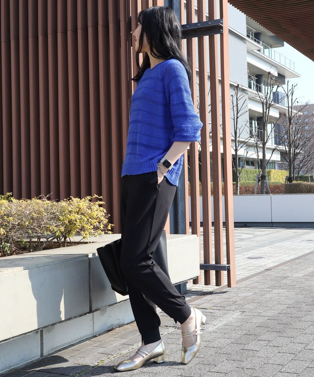 AMERICAN HOLIC 透かし編みニットプルオーバー 