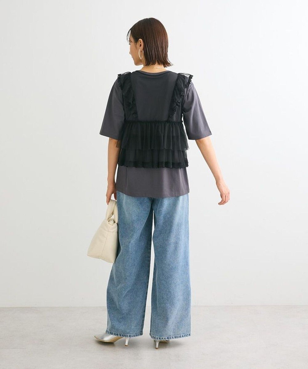 Green Parks ・ＥＬＥＮＣＡＲＥ　ＤＵＥ　チュールラッフルベスト 