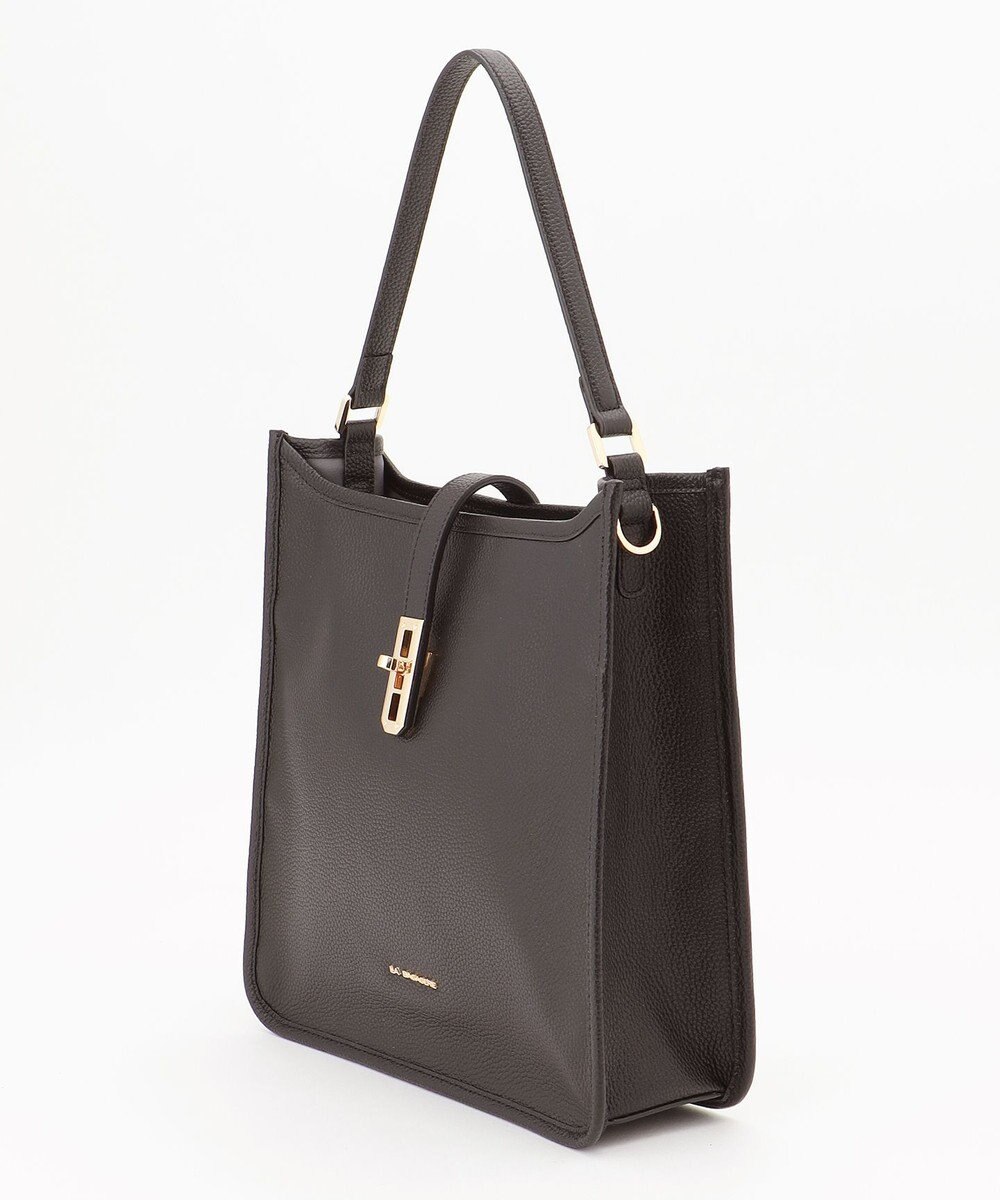 LA BAGAGERIE スクエアレザー2WAYショルダーバッグ 