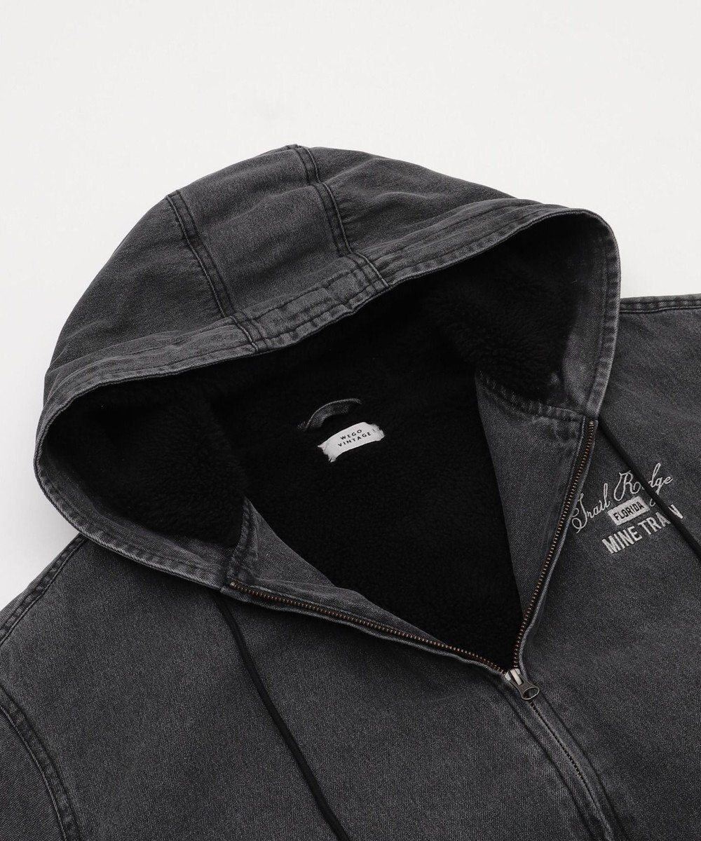 WEGO 【ユニセックス着用ITEM/MLサイズ展開】ワーカーズボアフードブルゾン 