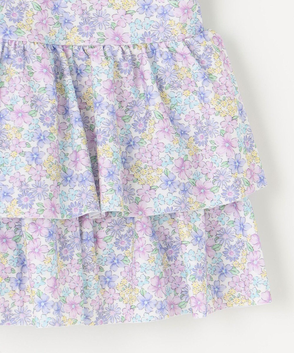 ANY KIDS 総柄 フリル ワンピース 水着 