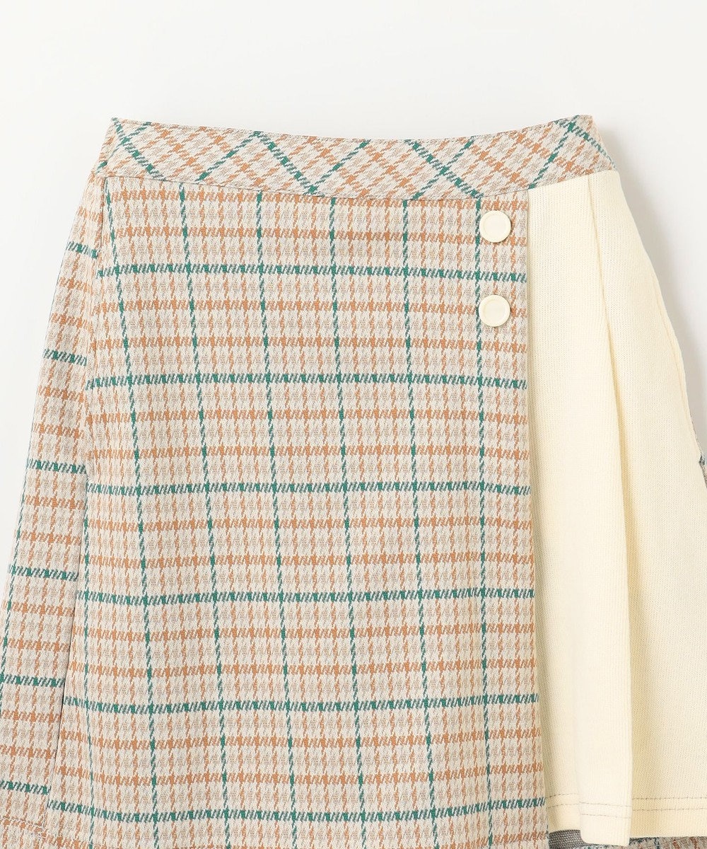 組曲 KIDS 【150-160㎝】チェック キュロット 