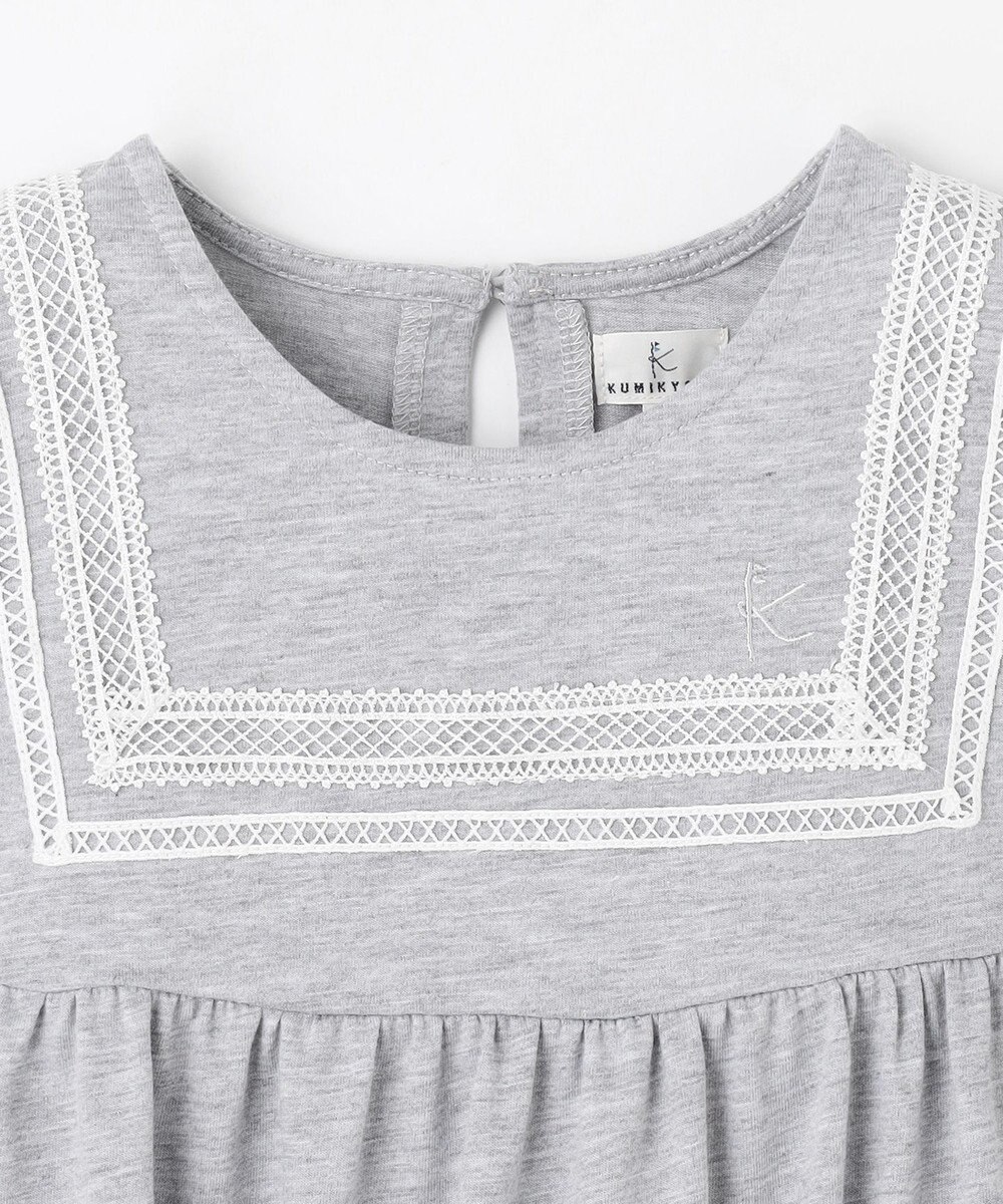 組曲 KIDS 【UVカット】【110-140㎝】セーラーレース ワンピース 