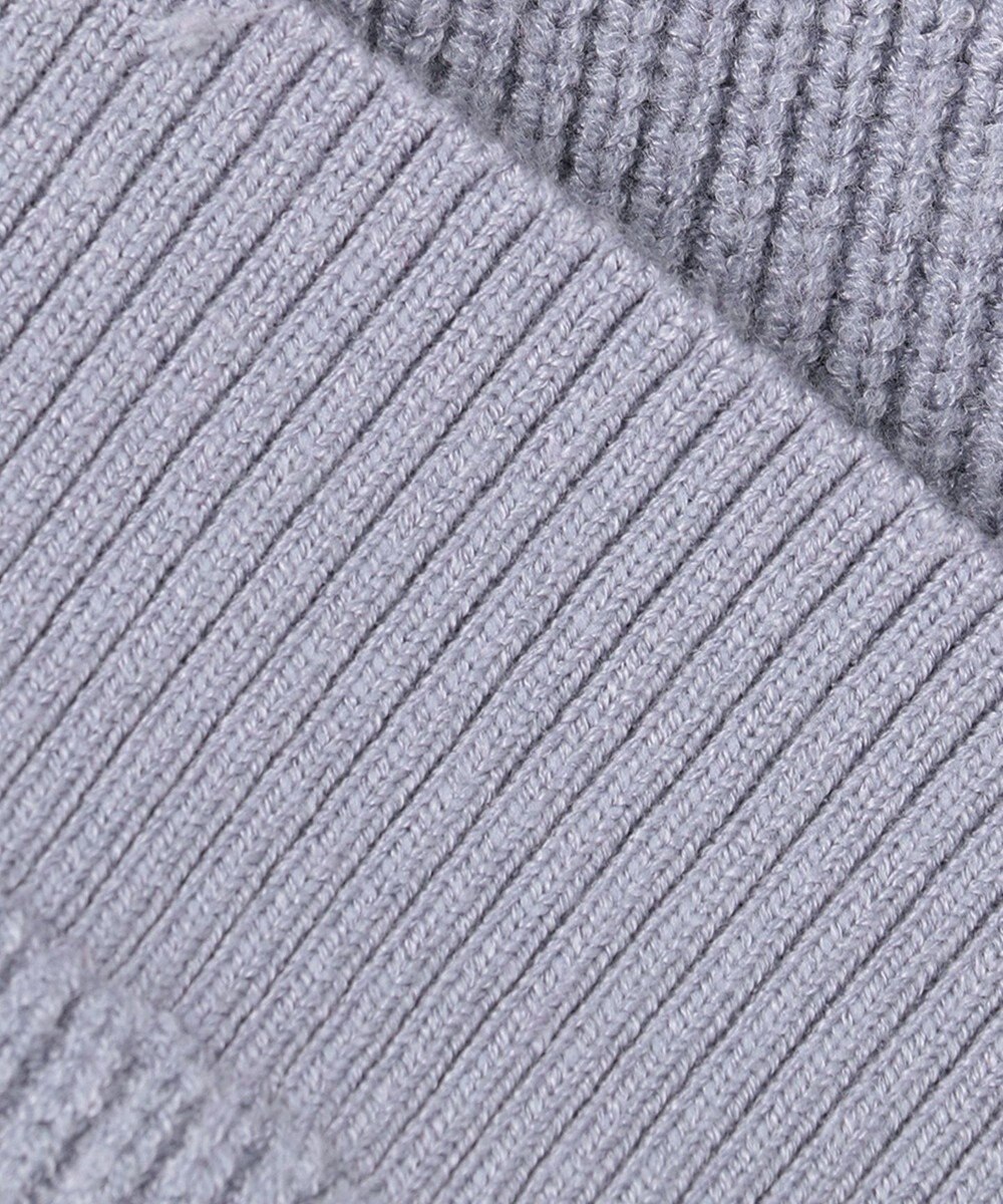 ANY SIS 【Oggi1月号掲載】モックネック袖パール調 ニット 