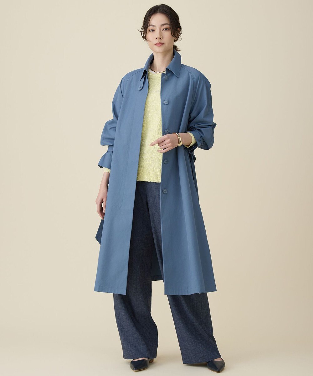 自由区 L 【セットアップ対応】ソフトリネンダンガリーワイド パンツ 