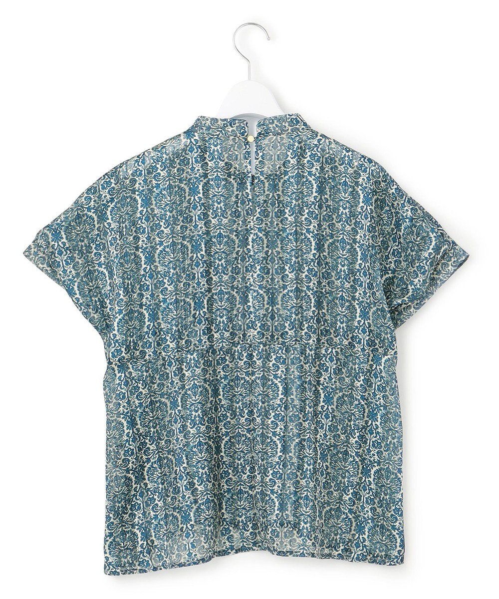 J.PRESS YORK STREET 【WOMEN】オリジナルタイルプリント ブラウス 