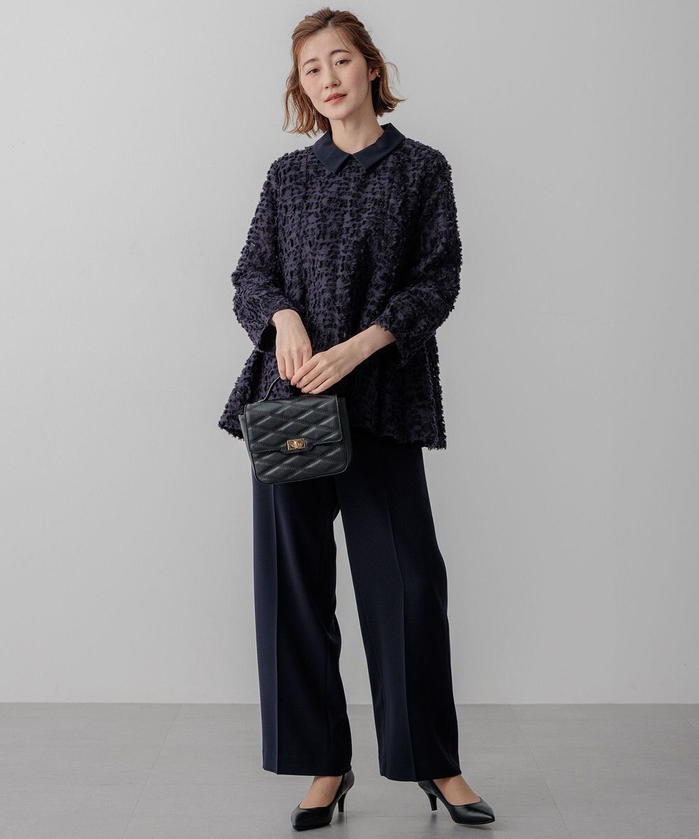 23区 L 【VERYコラボ】ボタニカル カットジャカード ブラウス 