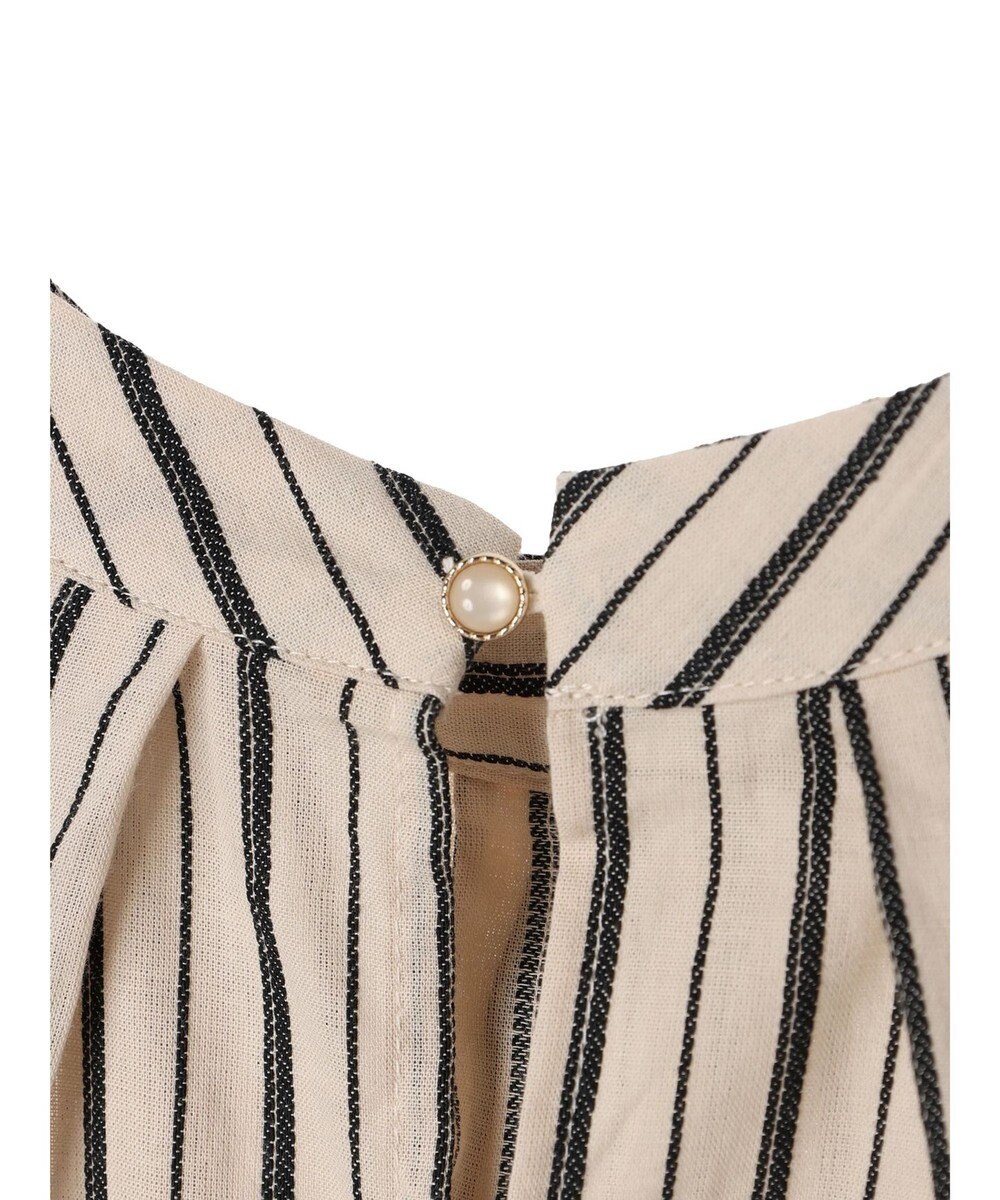 Green Parks ・ＥＬＥＮＣＡＲＥ　ＤＵＥ　ストライプフリルブラウス 