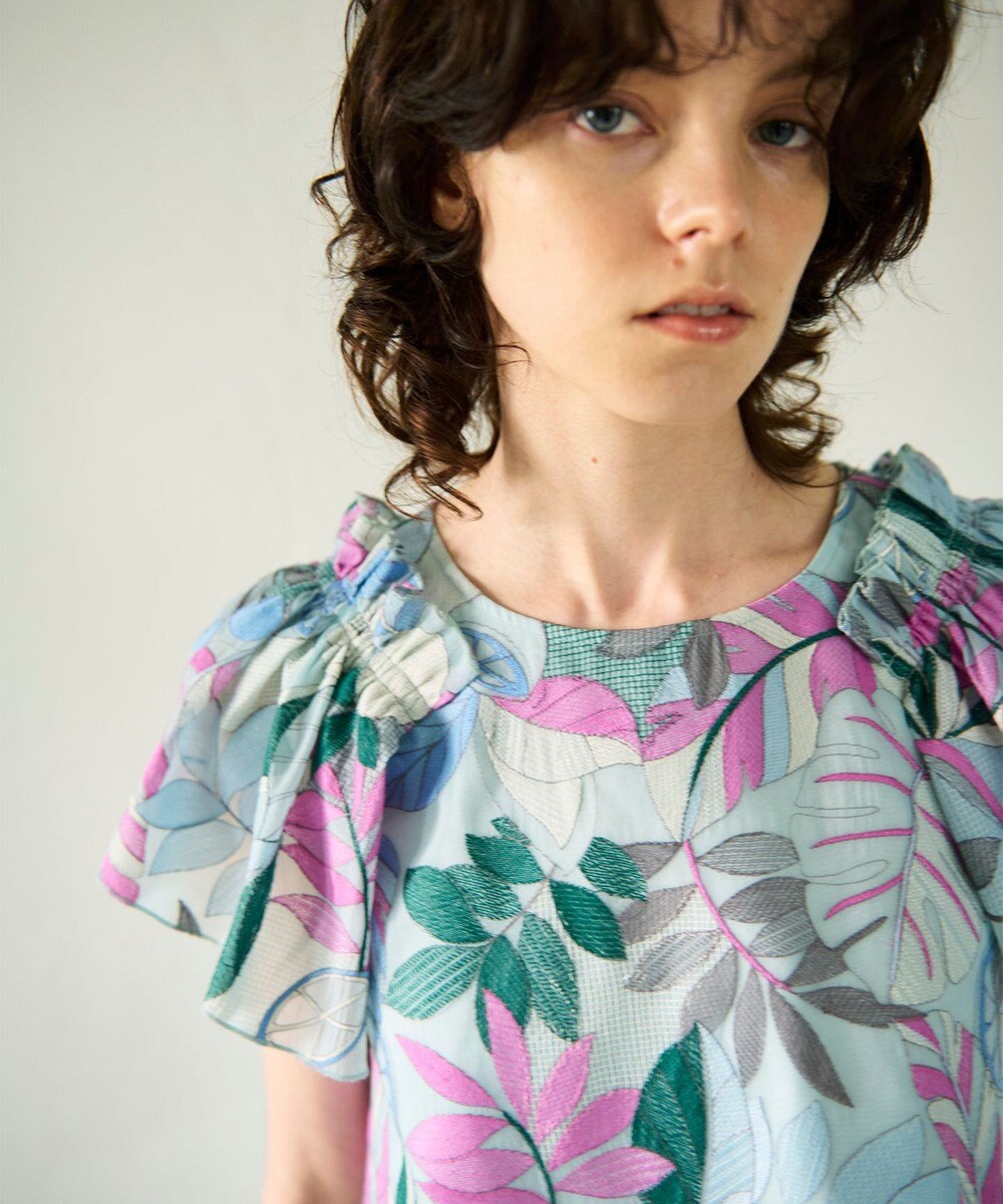 GRACE CONTINENTAL フルーツ刺繍トップ 