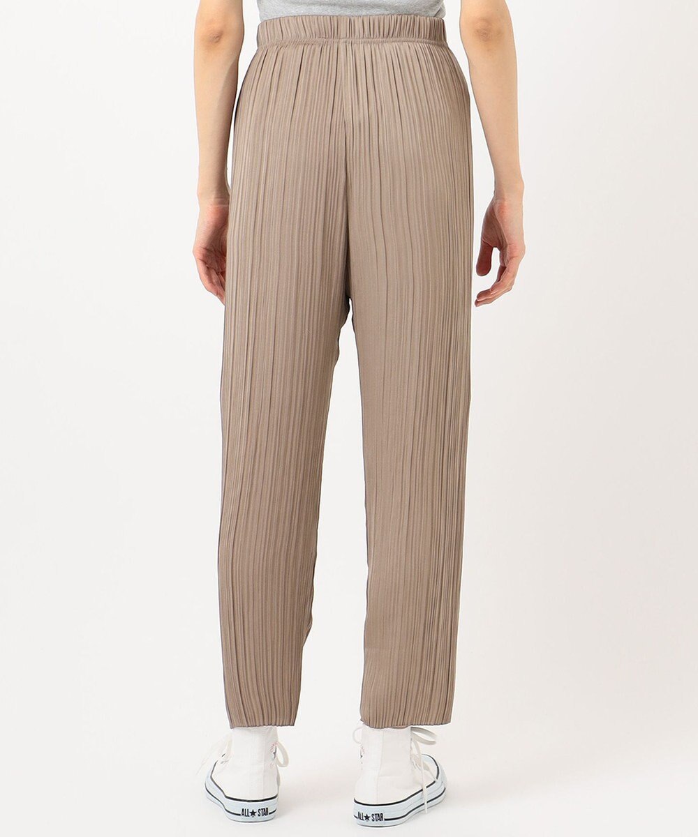 SHARE PARK LADIES 【洗える】アンティークサテンプリーツパンツ 