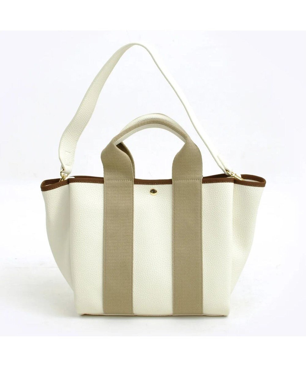 UNBILLION cachecache 太ショルダー付き2wayテープトートバッグ 