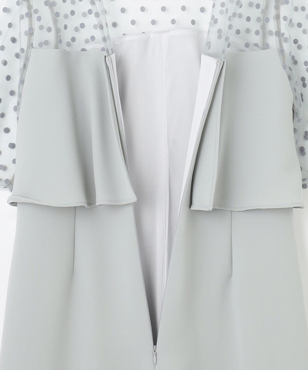 GRACE CONTINENTAL ドットチュールサロペット 