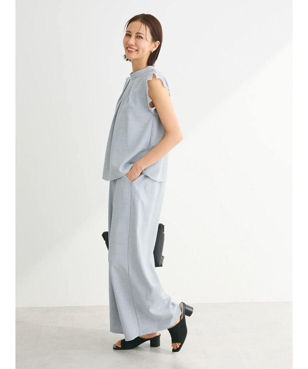 Green Parks ・ＥＬＥＮＣＡＲＥ　ＤＵＥ　リネンライクレースブラウス 