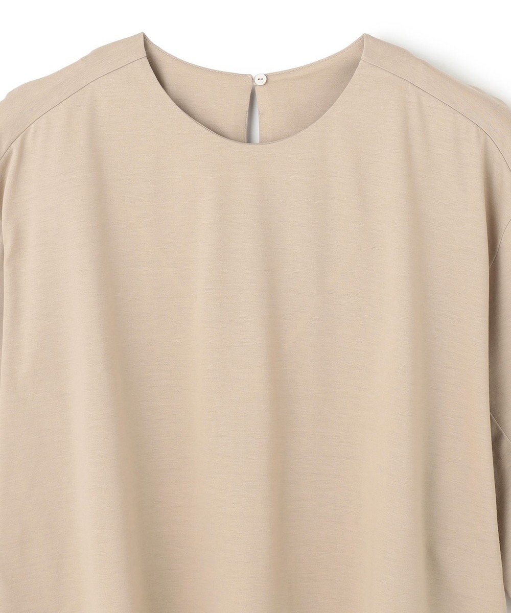 BEIGE， 【洗える】DUOMO / コットンスリットスリーブトップス 