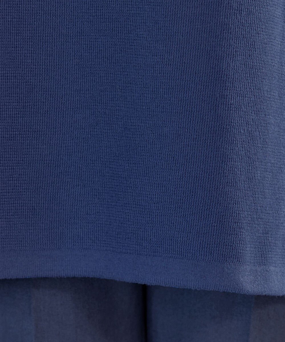 Tiaclasse L 【洗える】ボリュームリボン袖ニットコンビチュニック 