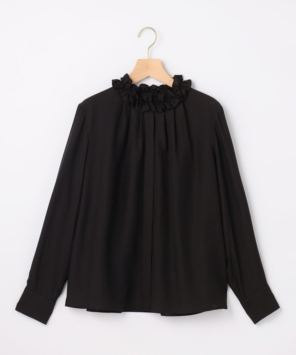 組曲 S 【加藤ローサさん着用】アンティークオーガンフリル ブラウス 