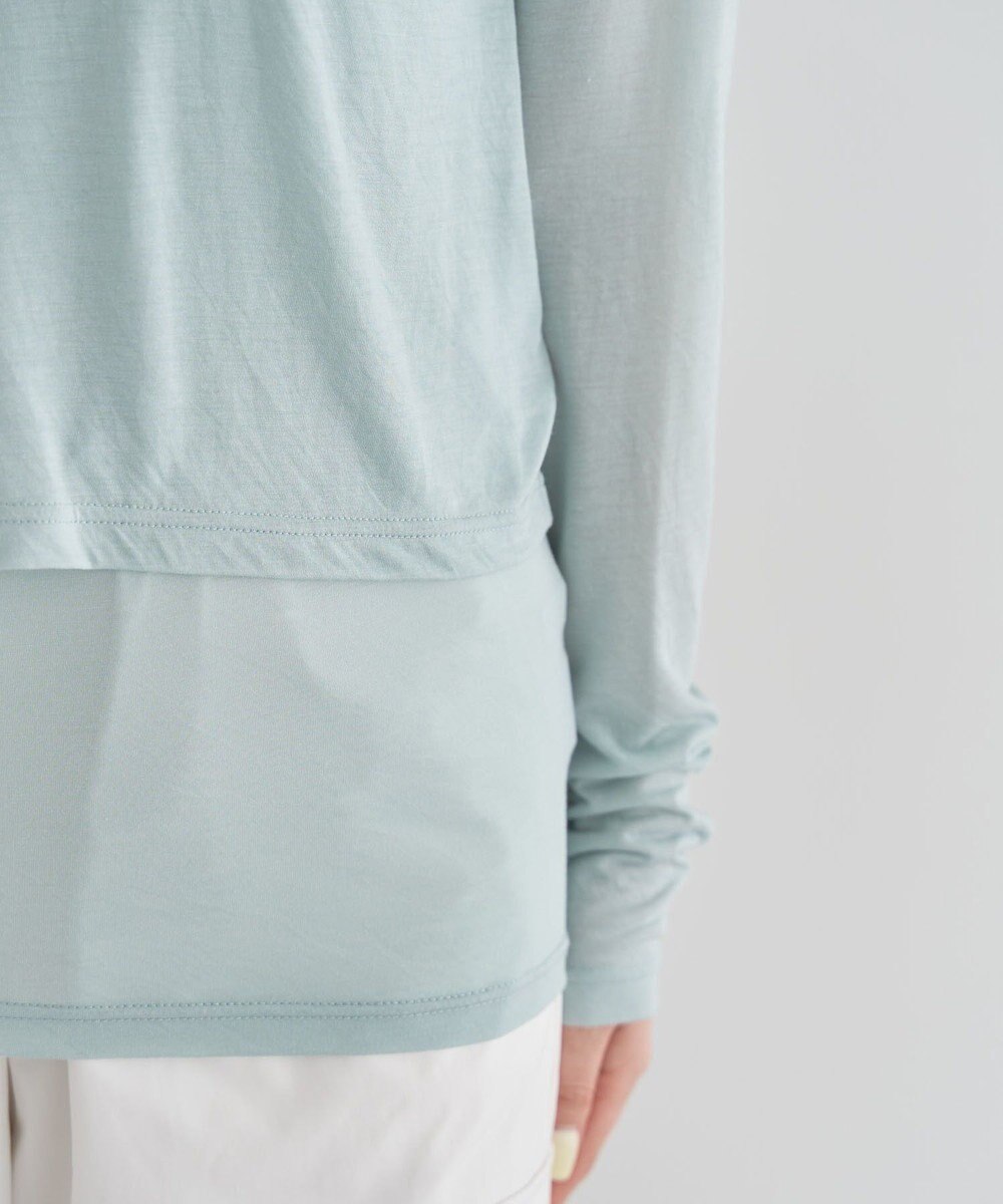 Green Parks ・Ｐｅｔｉｔ　Ｆｌｅｕｒ　レイヤードシアープルオーバ 