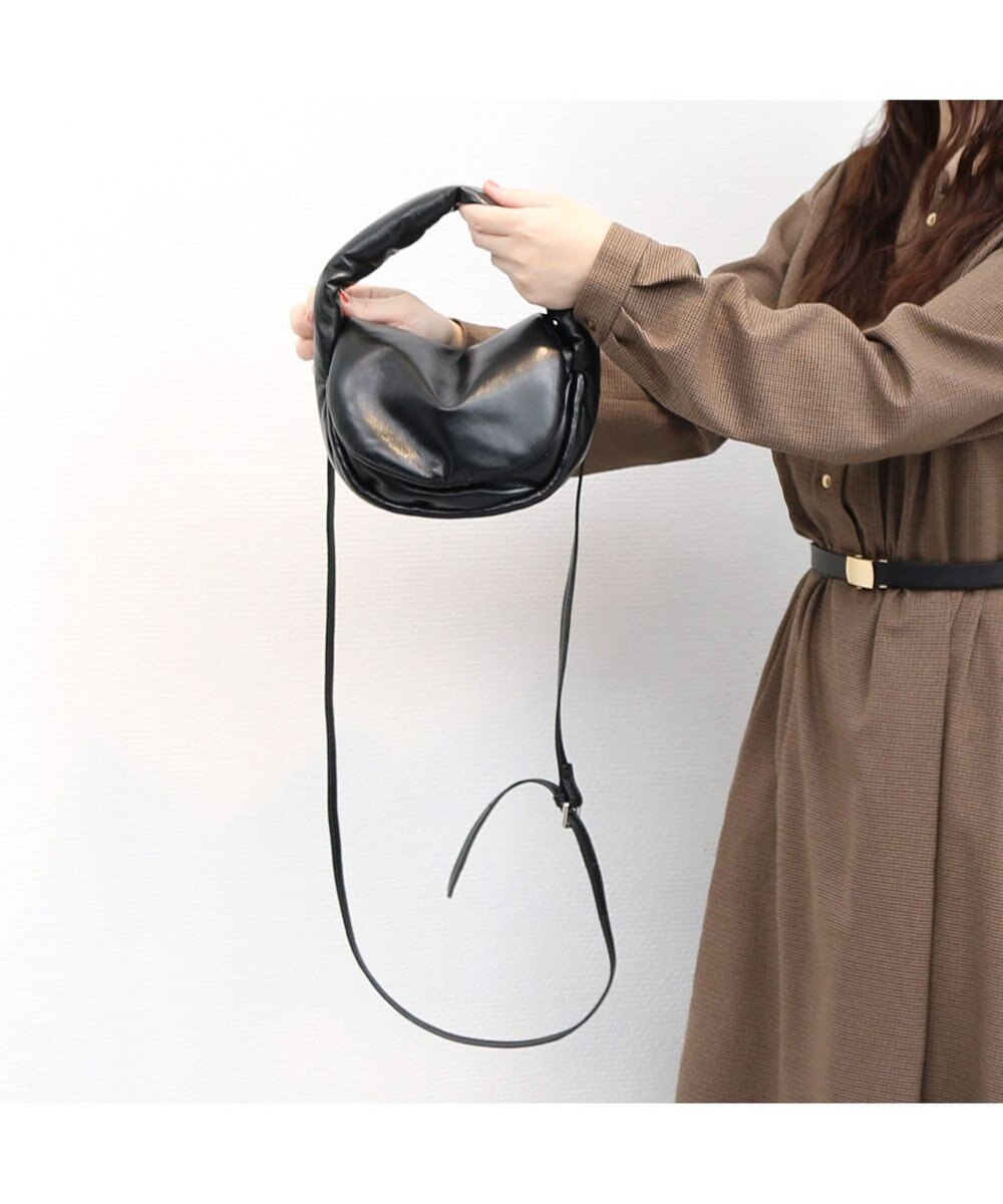 UNBILLION カシュカシュ cachecache / ハーフムーンワンハンドルミニショルダー 