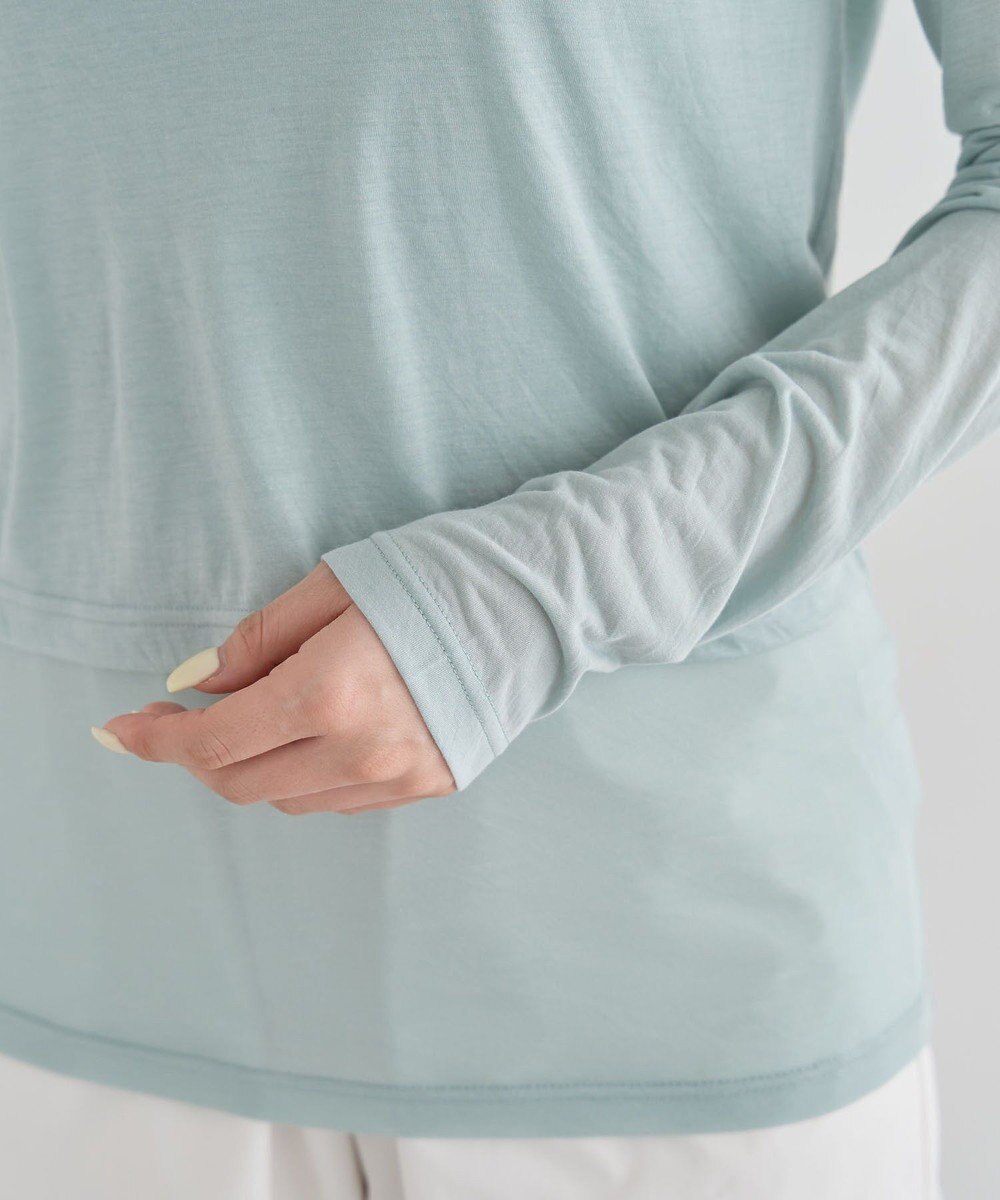 Green Parks ・Ｐｅｔｉｔ　Ｆｌｅｕｒ　レイヤードシアープルオーバ 