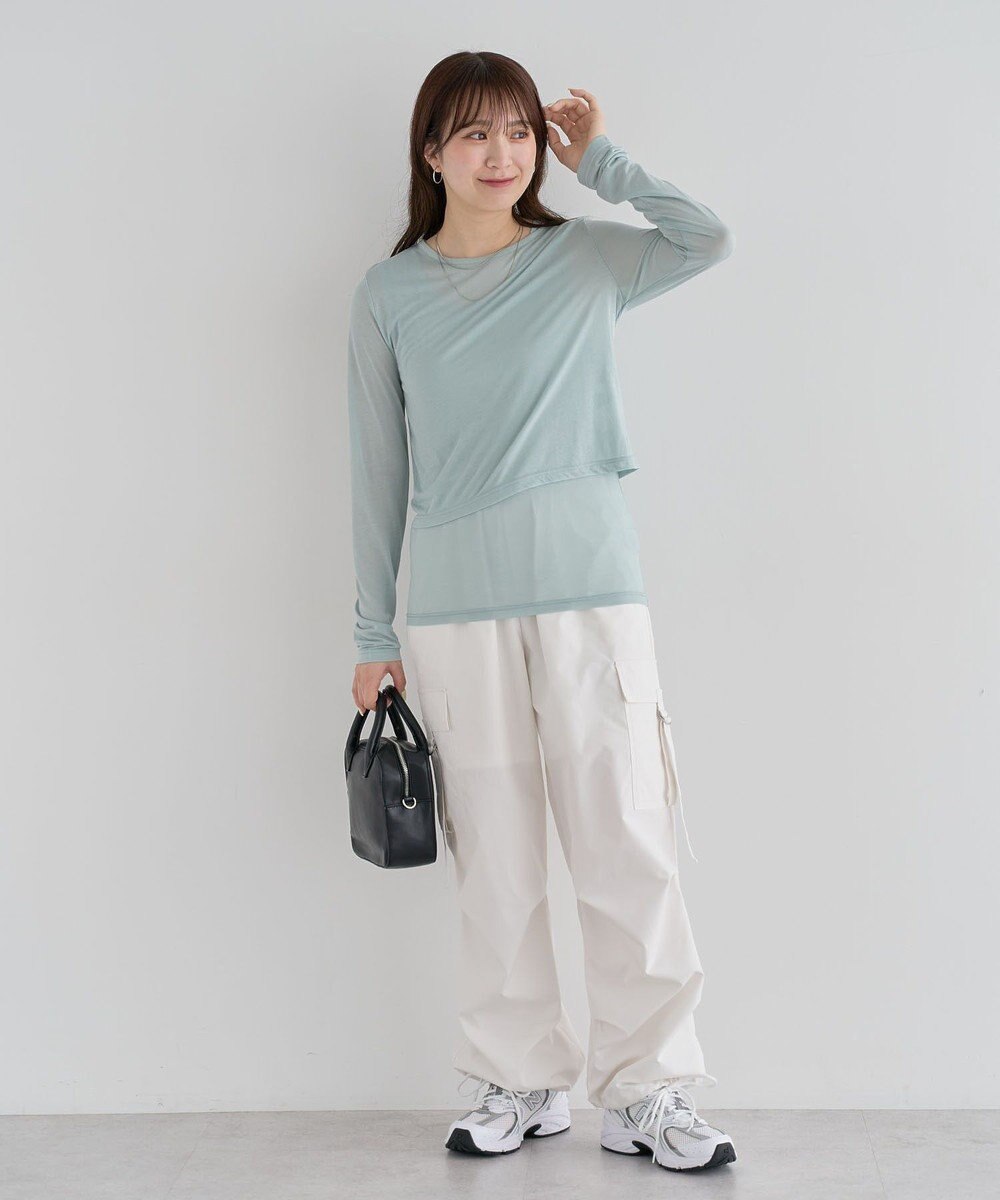 Green Parks ・Ｐｅｔｉｔ　Ｆｌｅｕｒ　レイヤードシアープルオーバ 