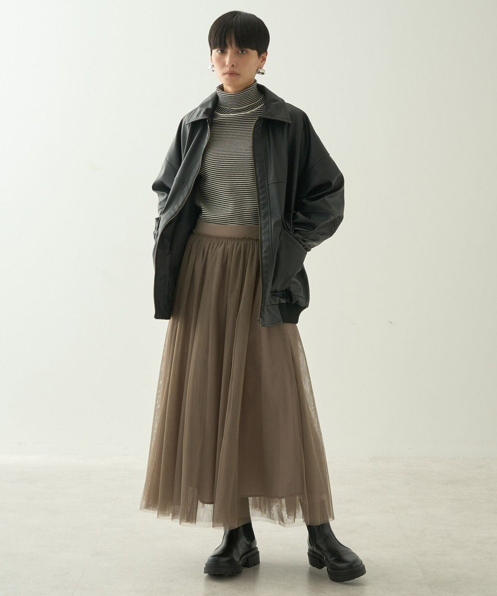 AMERICAN HOLIC チュールギャザースカート 